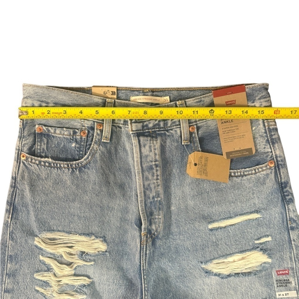 LEVI’S Ribcage Straight ankle size 31 - Picture 11 of 13